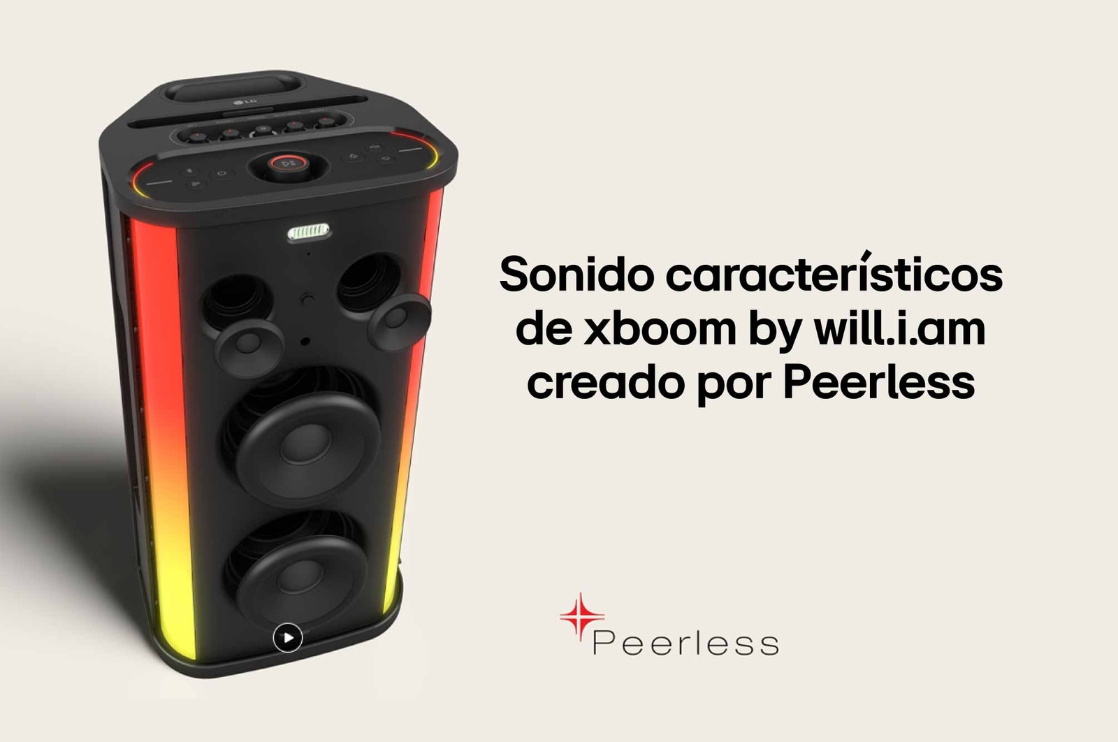 USP card:xboom Signature Sound by will.i.am crafted by Peerless